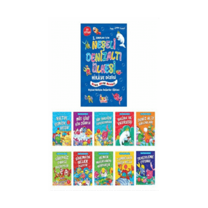 Neşeli Denizaltı Ülkesi (10 Kitap) - 1.Sınıf Hikaye - Bıcırık Yayınları