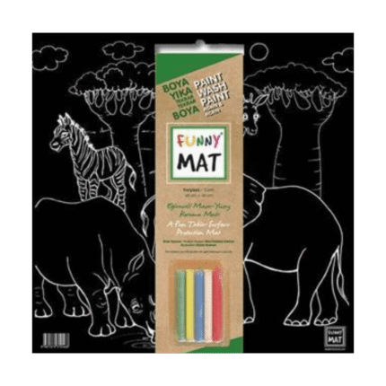 Funny Mat - Black Yeryüzü (Tebeşirli)