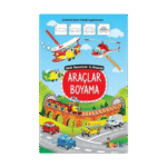 Minik Ressamlar İş Başında-Araçlar Boyama Kalın Boyama - Bıcırık Yayınları