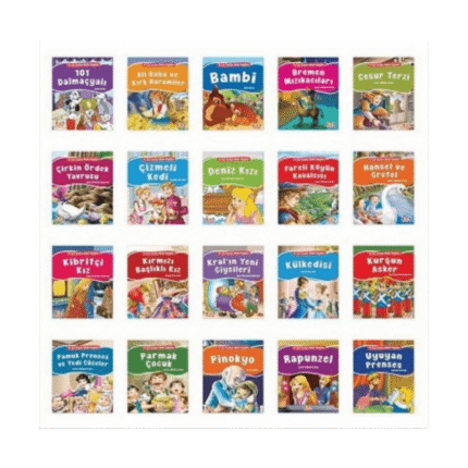 En Çok Sevilen Minik Klasikler Fabl (20 Kitap) / Bıcırık Yayınları