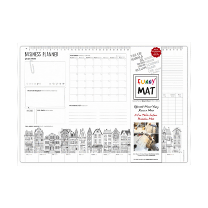 Funny Mat Çalışma Masam Business Planer Küçük Boy