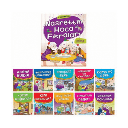 Nasrettin Hoca Fıkraları (10 Kitap) - Küçük Boy - Ema Yayınları