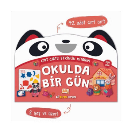 Cırt Cırtlı Etkinlik Kitabım – Okulda Bir Gün (2+ Yaş)