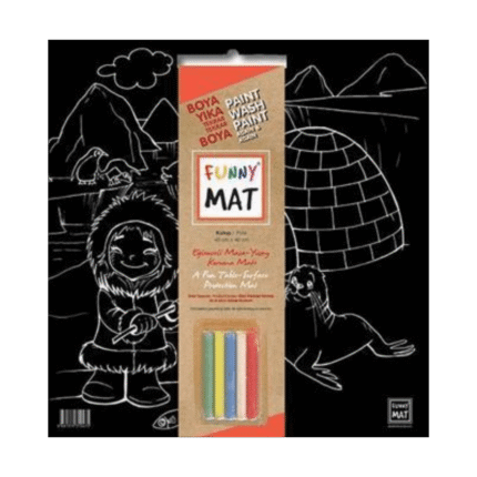 Funny Mat - Black Kutup (Tebeşirli)
