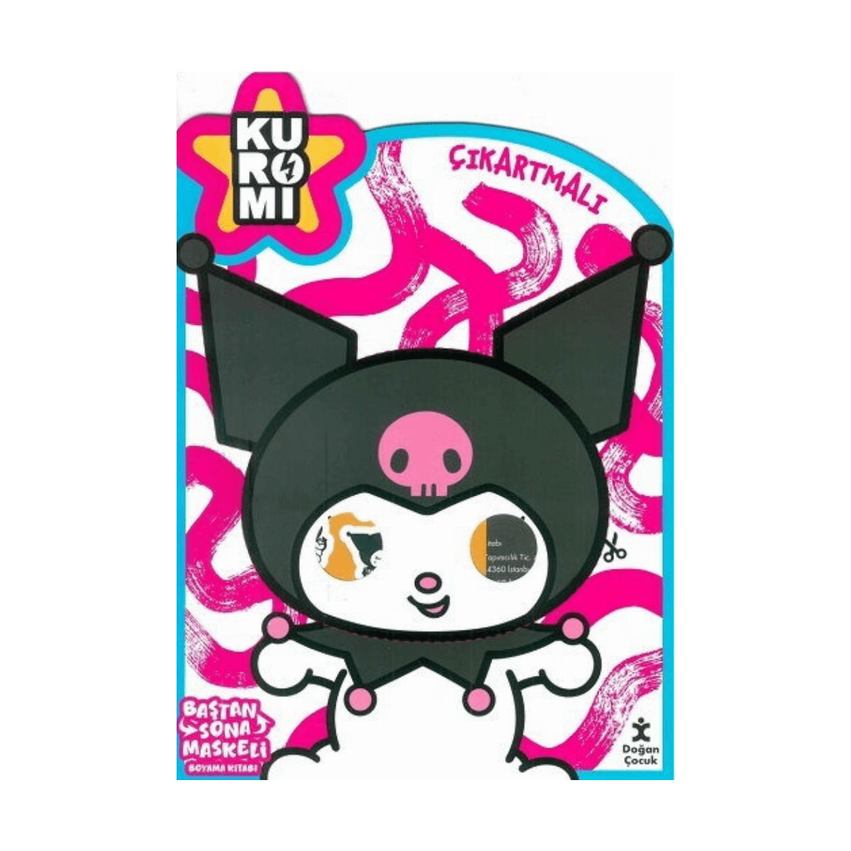 76f04-kuromi-bastan-sona-maskeli-boyama-kitabi-1-1.png Kuromı Baştan Sona Maskeli Boyama Kitabı - Görsel 1