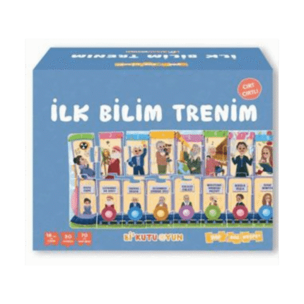 İlk Bilim Trenim - Cırt Cırtlı Yapboz Ve Kitap Seti