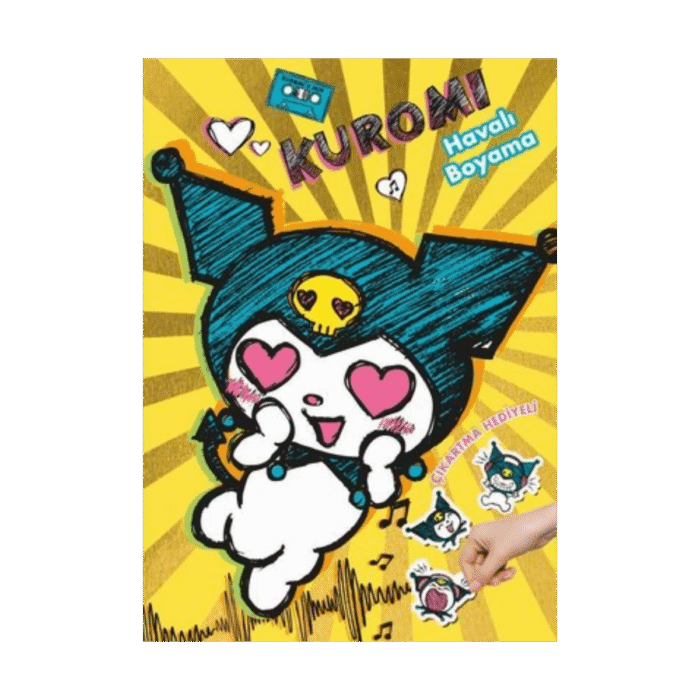 Kuromi - Havalı Boyama Kitabı - Görsel 1