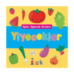 Eğitici Eğlenceli Boyama-Yiyecekler - Bıcırık Yayınları