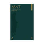 Kant Çalışmaları Dergisi Sayı: 3 Vakıfbank Kültür Yayınları