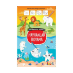 Minik Ressamlar İş Başında-Hayvanlar Boyama Kalın Boyama - Bıcırık Yayınları