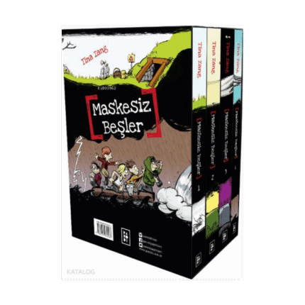 Maskesiz Beşler Serisi (4 Kitap Set Kutulu)