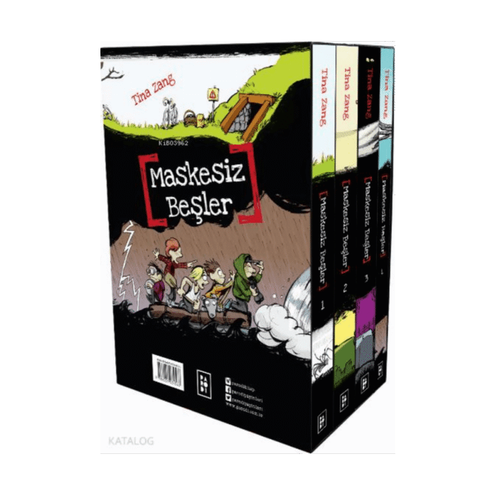 Maskesiz Beşler Serisi (4 Kitap Set Kutulu) - Görsel 1