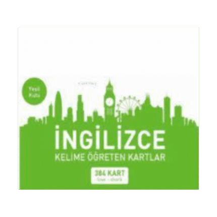 İngilizce Kelime Öğreten Kartlar Yeşil Kutu (Love-Shark)