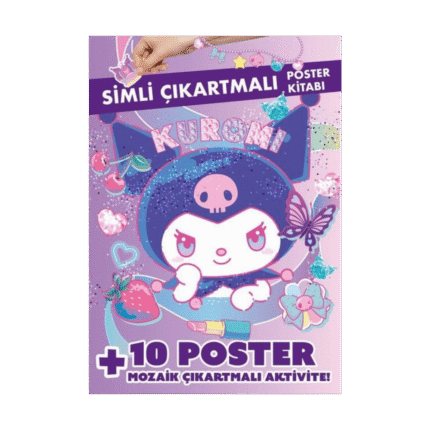 Kuromi Simli Çıkartmalı Poster Kitabı