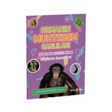 Ormanın Muhteşem Canlıları - Çıkartmalı Aktivite Kitabı