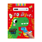 Çiz Sil Aktivite Kitabı-Dino Diyarı-İndigo Çocuk