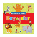 Eğitici Eğlenceli Boyama-Hayvanlar - Bıcırık Yayınları
