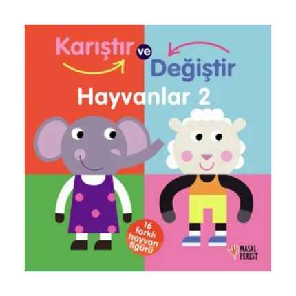 Karıştır ve Değiştir Hayvanlar 2 (Ciltli)