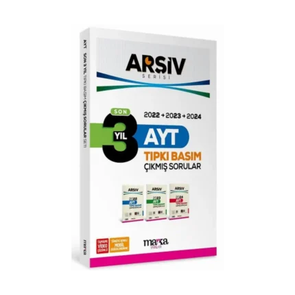 Son 3 Yıl AYT ARŞİV Serisi Tıpkı Basım Fasikül Fasikül Çıkmış Sorular Tamamı Video Çözümlü