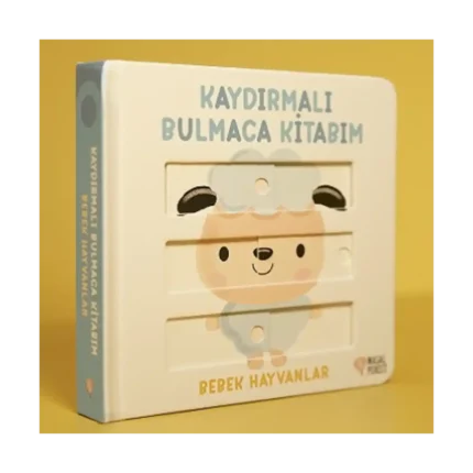 Kaydırmalı Bulmaca Kitabım Bebek Hayvanlar (Ciltli)
