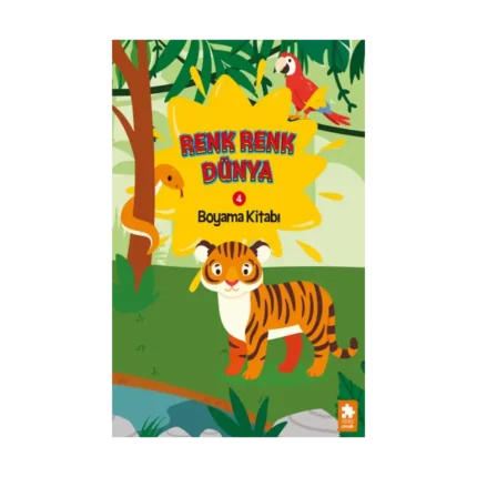 Renk Renk Dünya Boyama Kitabı - 4