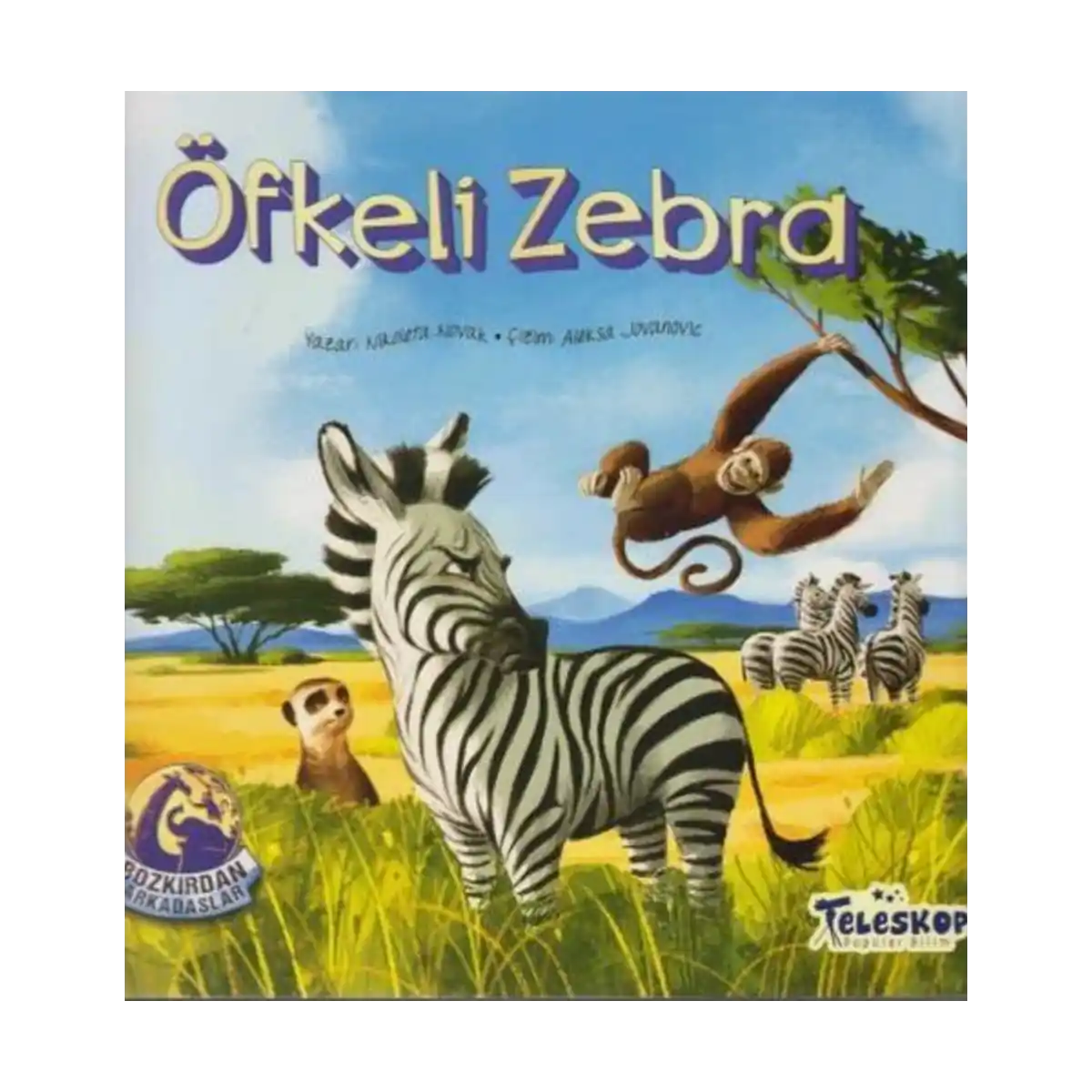 12012-ofkeli-zebra-bozkirdan-arkadaslar-1-1.webp Öfkeli Zebra - Bozkırdan Arkadaşlar - Görsel 1