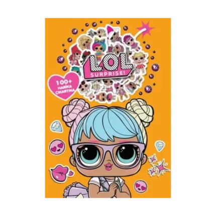 Lol Surprise! Boyama Kitabı Çıkartma Bombası 100 + Harika Çıkartma