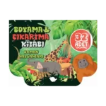 Orman Hayvanları - Boyama ve Çıkartma Kitabı