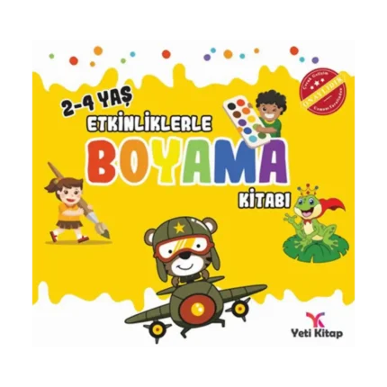 Etkinliklerle Boyama Kitabı 2 - (2-4 Yaş)