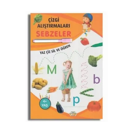 Çizgi Alıştırmaları Sebzeler