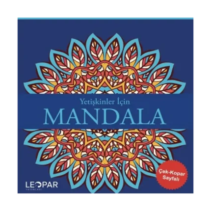 Yetişkinler İçin Mandala - Lacivert