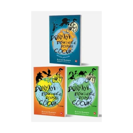 Dünyayı Bisikletle Dolaşan Çocuk Seti (3 Kitap)