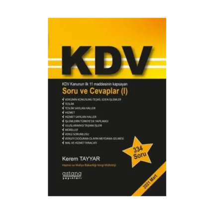 KDV Soru ve Cevaplar (I)