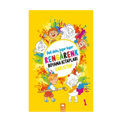 Rengarenk Boyama Kitapları - Sarı Kitap