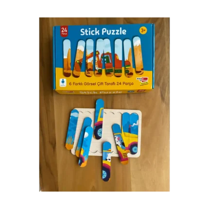 Stick Puzzle Çubuklu Çift Taraflı Yapboz