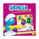 Şirinler İle Hikaye Boyama Kitabı - Şirinler Salatası