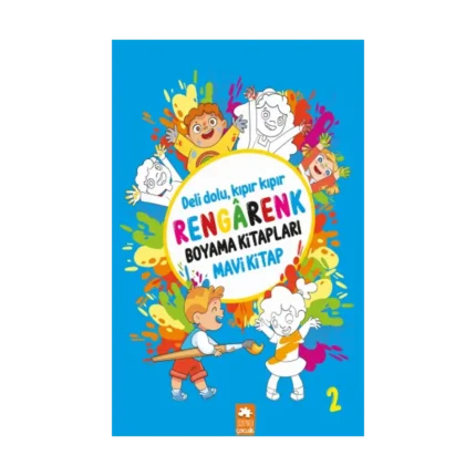 Rengarenk Boyama Kitapları - Mavi Kitap