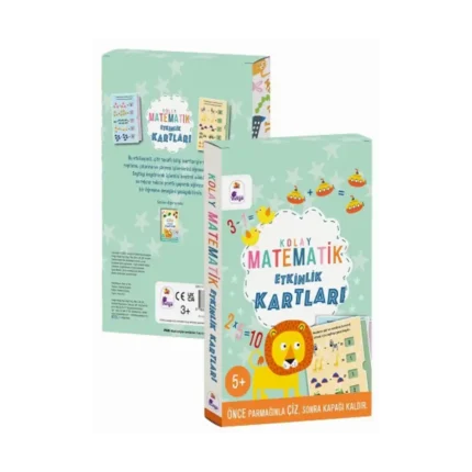 Kolay Matematik Etkinlik Kartları (Ciltli-Kutulu)