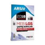 2018 LGS 8. Sınıf ARŞİV Serisi Tıpkı Basım Çıkmış Sorular Tamamı Video Çözümlü