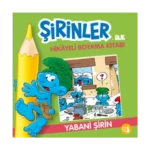 Şirinler İle Hikaye Boyama Kitabı - Yabani Şirin