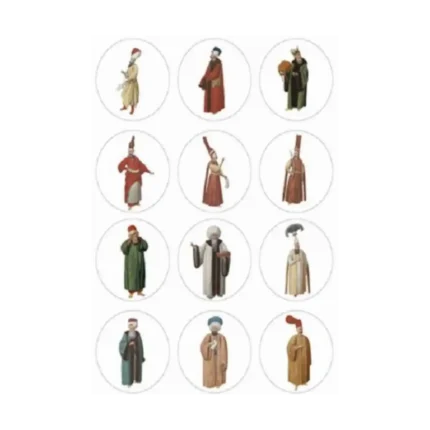 Osmanlılar Sticker  (12’li)