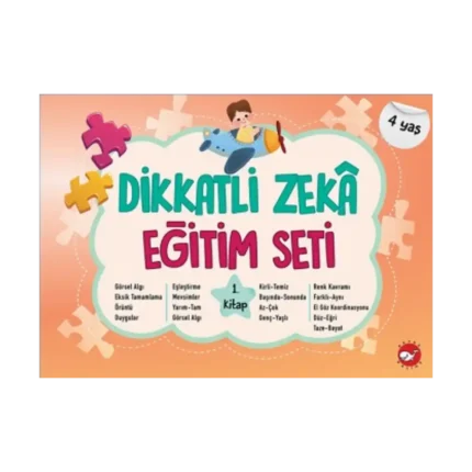 Dikkatli Zeka Eğitim Seti 1. Kitap (4 Yaş)
