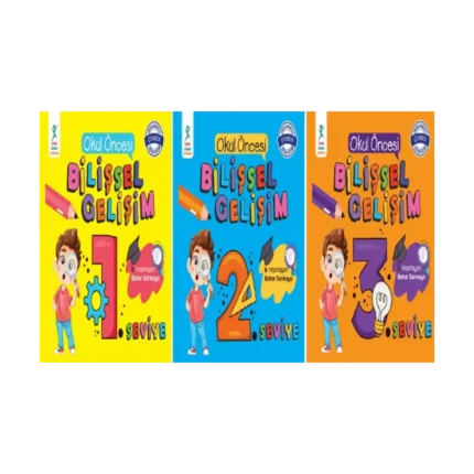 Okul Öncesi Bilişsel Gelişim  Seti  (3 Kitap)