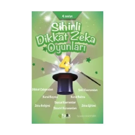 4. Seviye - Sihirli Dikkat Zeka Oyunları 4 (İlkokul)
