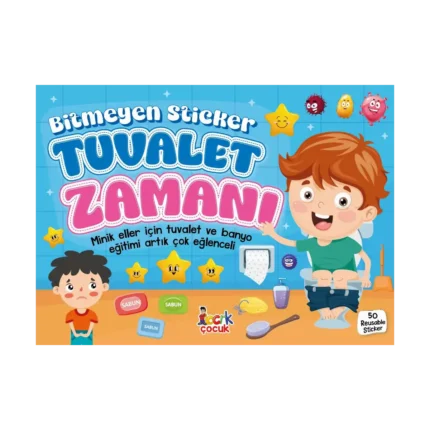 Tuvalet Zamanı 50 Çıkartma Bitmeyen Stıcker