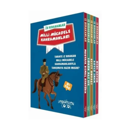 İz Bırakanlar - Milli Mücadele Kahramanları Seti - 5 Kitap Takım