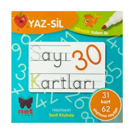 Yaz-Sil Sayı Kartları