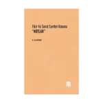 Fikir ve Sanat Eserleri Kanunu ''NOTLAR''