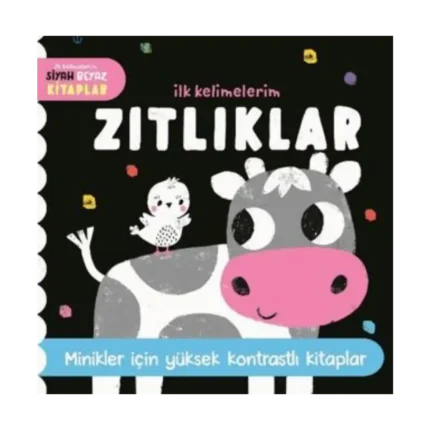 İlk Kelimelerim Siyah Beyaz Kitaplar Zıtlıklar