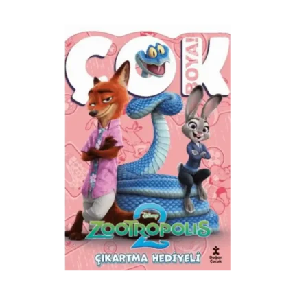 Zootropolis 2: Çok Boya! - Çıkartmalı Dev Boyama Kitabı